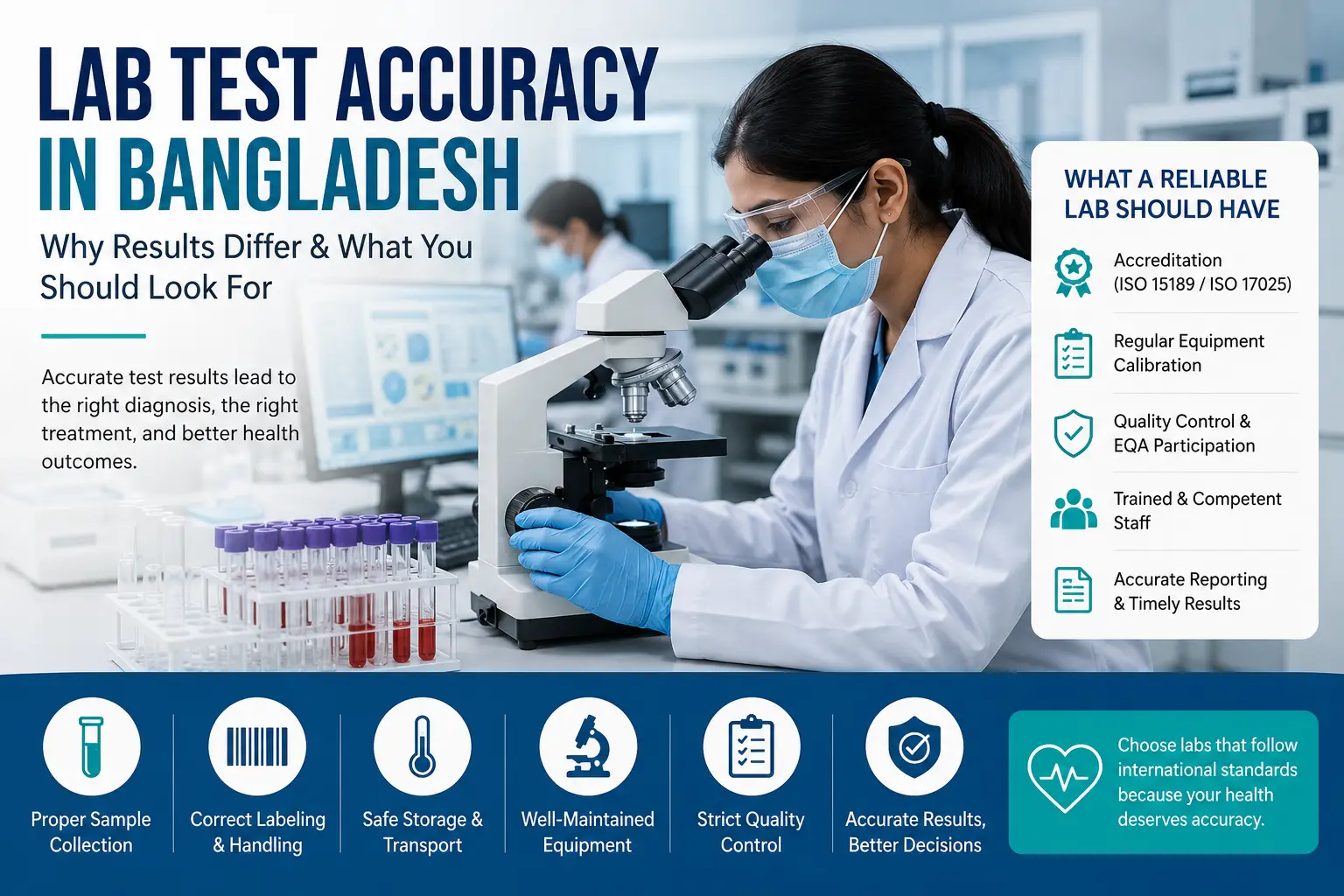 Why lab test accuracy in Bangladesh is harder than it looks