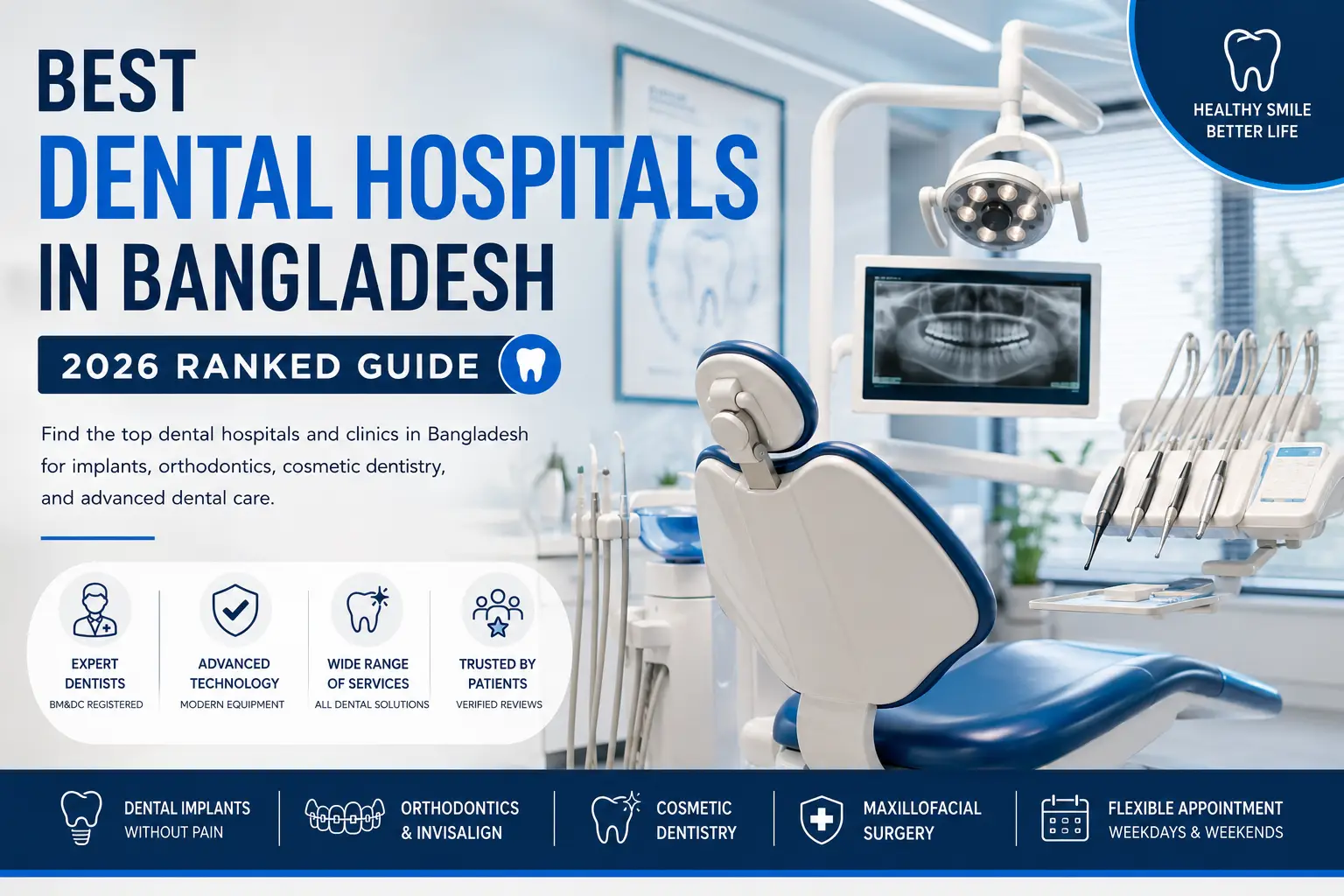 Best Dental Hospitals in Bangladesh (2026 )